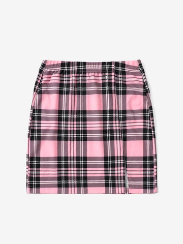 PETITE Patchwork Drawstring Waist Shorts