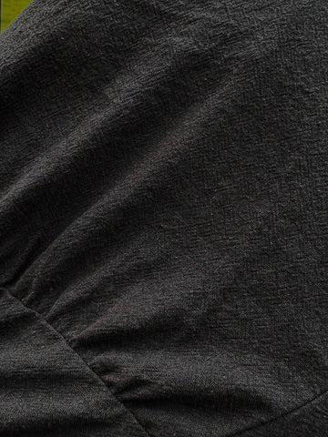 Solid Black Halter Romper