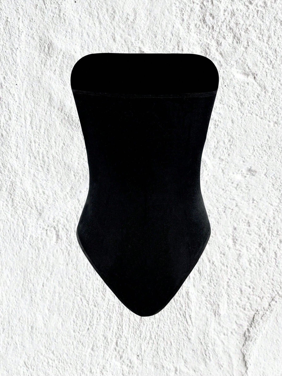 Solid Color Bandeau Bodysuit