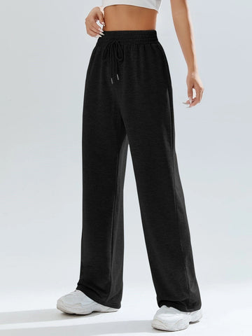 EZwear Solid Drawstring Waist Sweatpants