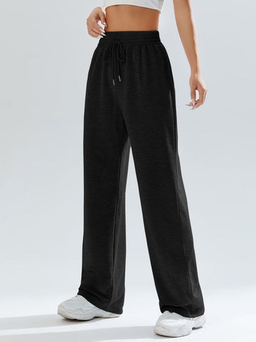 EZwear Solid Drawstring Waist Sweatpants