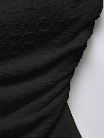 Solid Ruched Side Tube Top