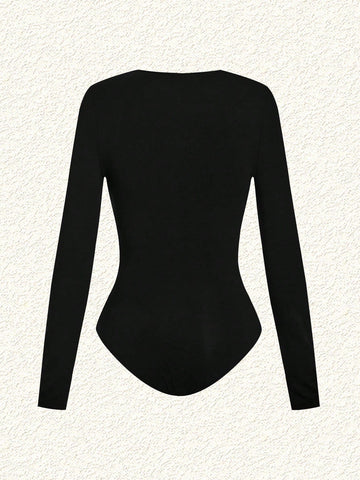 Square Neck Slim Fit Bodysuit