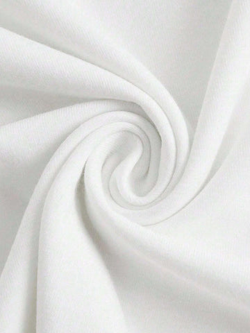 EZwear Summer Casual Short Sleeve T-Shirt With Letter Print