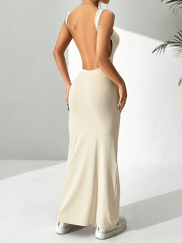 Summer Sexy Backless Sleeveless Mermaid Dress