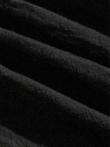 Tassel Hem Solid Halter Romper