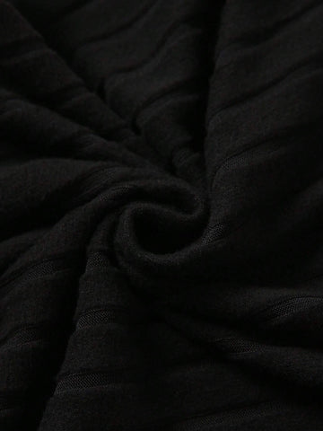 Texture-Grabbing Strapless Crop Top And Skirt Set