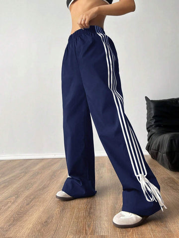 EZwear Women Weave Strap Cargo Pant Workwear Trouser