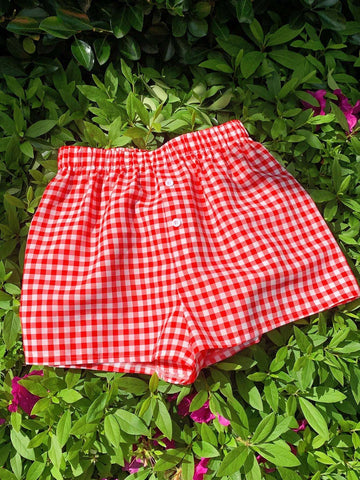 EZwear Women Y2K Plaid Pajamas Shorts