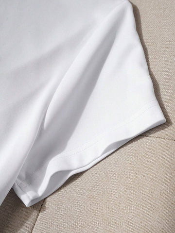 EZwear Women's Eye Pattern Printed Short Sleeve T-Shirt