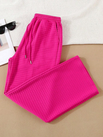 EZwear Women's Floral Japanese Pattern Drawstring Waistband Sweatpants