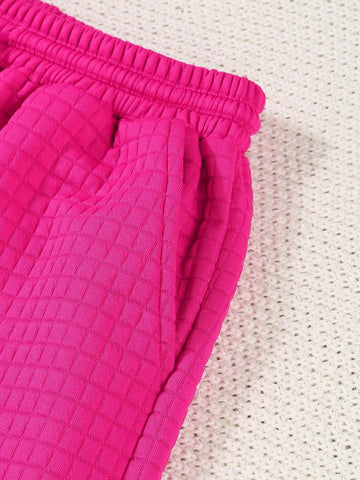 EZwear Women's Floral Japanese Pattern Drawstring Waistband Sweatpants