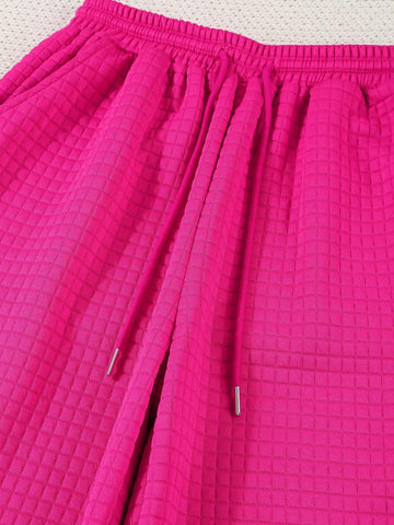 EZwear Women's Floral Japanese Pattern Drawstring Waistband Sweatpants