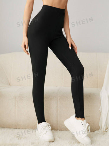 EZwear Women's High Elastic Waist Casual & Comfortable Sports Suit With Letter Printed Design