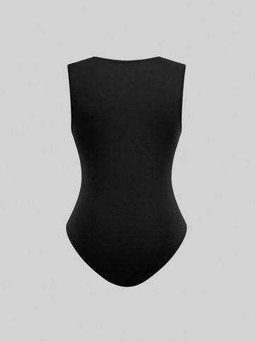 Women's Simple 4pcs Set Sexy Jumpsuits