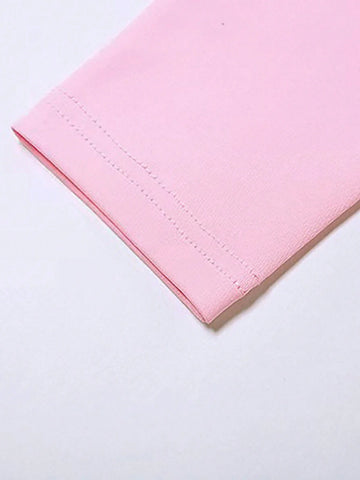 Women's Simple Solid Color Long Sleeve Backless Jumpsuit