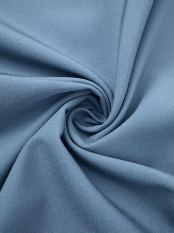 EZwear Women's Solid Color High Waist Pleated Elegant Skirt