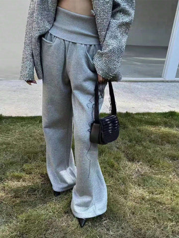 Women's Solid Color Loose Halter Wide Leg Jumpsuit With Pockets, 2-Way Wear