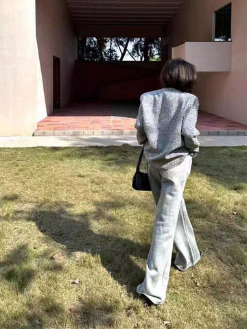 Women's Solid Color Loose Halter Wide Leg Jumpsuit With Pockets, 2-Way Wear