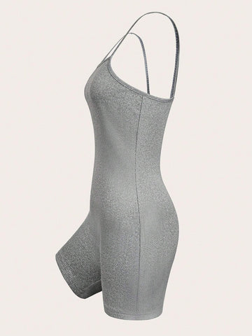 Women's Solid Color Simple Daily Camisole Jumpsuit
