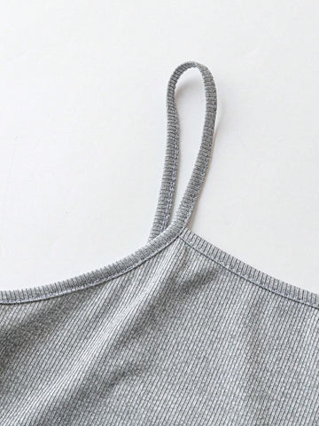 Women's Solid Color Simple Daily Camisole Jumpsuit