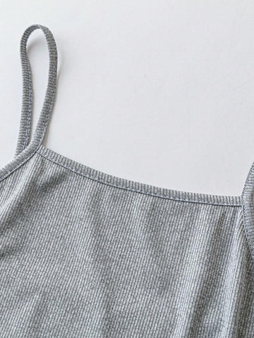 Women's Solid Color Simple Daily Camisole Jumpsuit