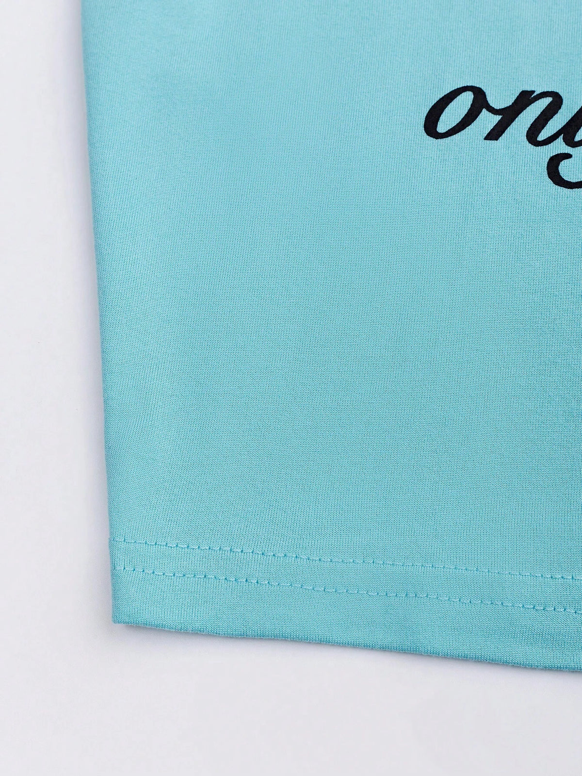 EZwear Women's Summer Short Sleeve T-Shirt With Slogan, Bow Tie And Butterfly Print, Crew Neck