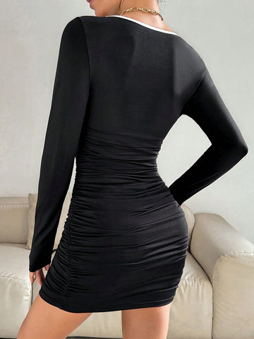 Bodycon Ruffle Dress