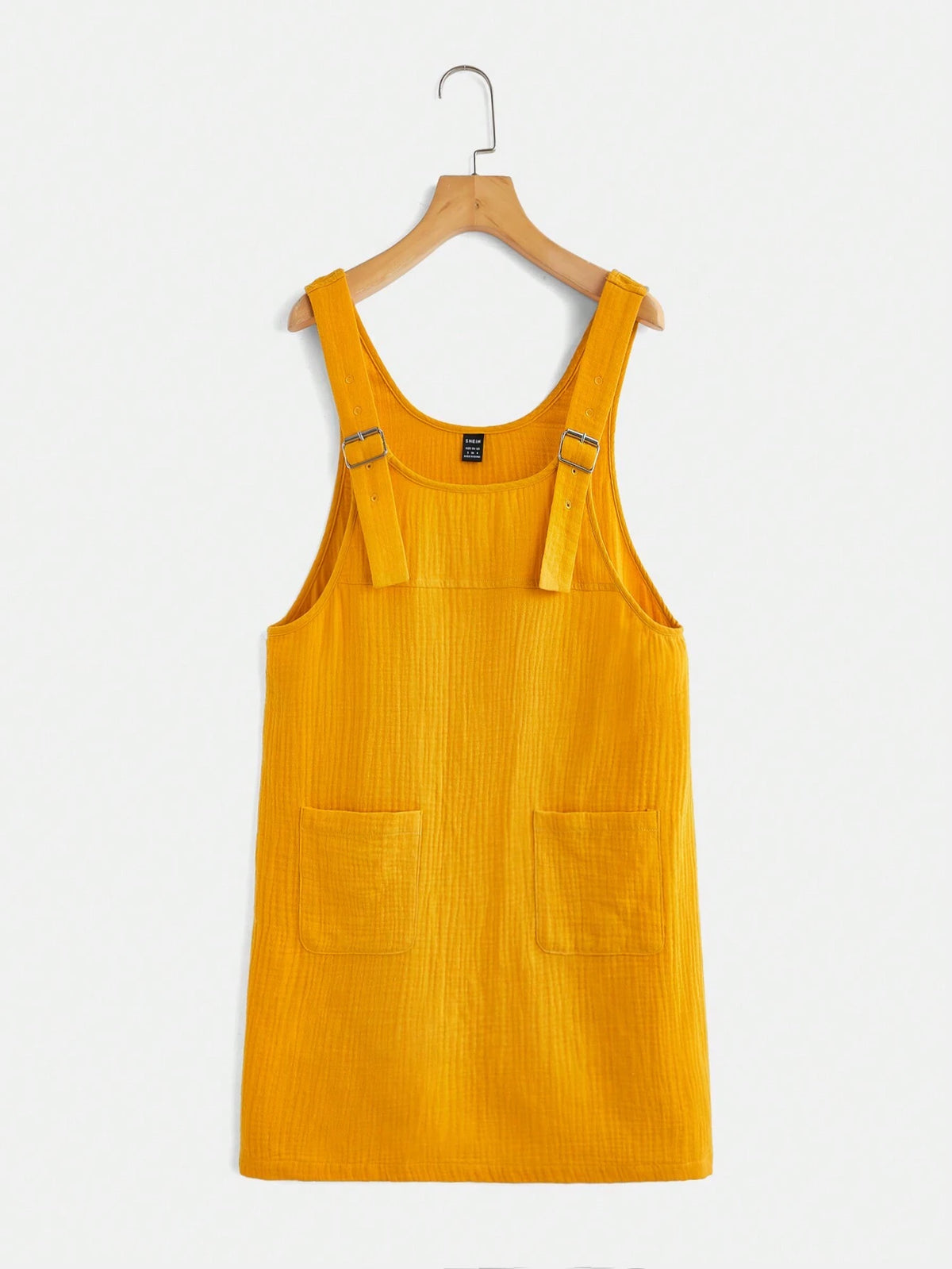Casual Women's Solid Color Suspender Dress