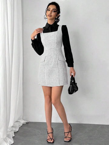 Elegant Vintage Style Casual/Office Wear Sleeveless Shift Dress