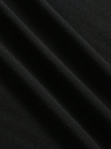 Heart Pattern Parent-Child Outfits Casual Loose Fit Round Neck Short Sleeve T-Shirt For Summer