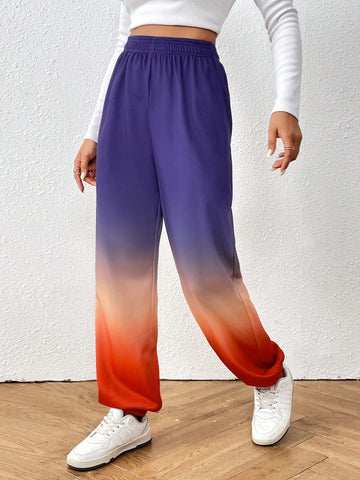 Essnce Ombre Elastic Waist Sweatpants