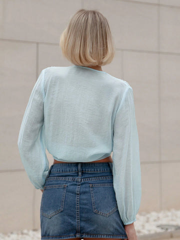 Essnce Spring/Summer Sun Protection Sheer Women Shirt