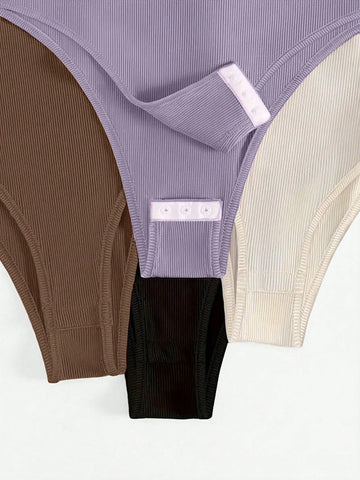 Women'S Solid Color Bodysuit