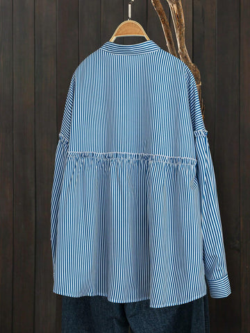 Essnce Women Cardigan, Blouson Sleeve Blouse, Women Shirt, Butterfly Tie