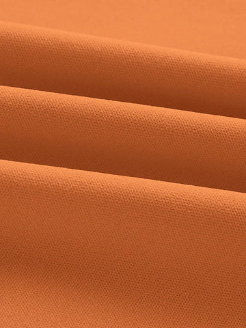 Women Casual Solid Color Knitted Flare Hem Short Slip Dress, Summer