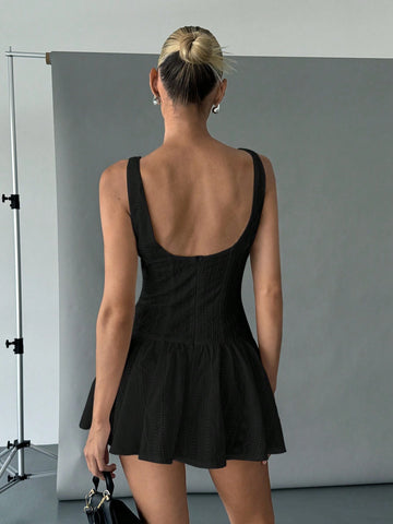 Women Retro Mini Dress, Rustic Style Midi Dress, Milkmaid White Dress