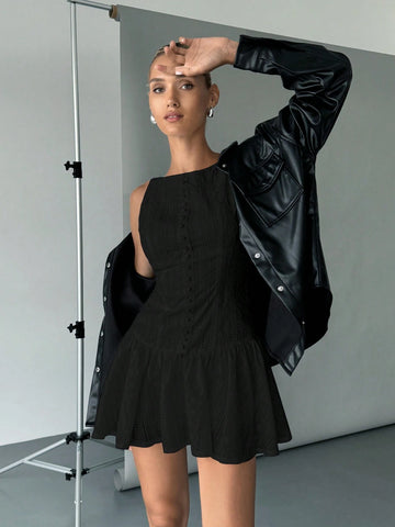 Women Retro Mini Dress, Rustic Style Midi Dress, Milkmaid White Dress