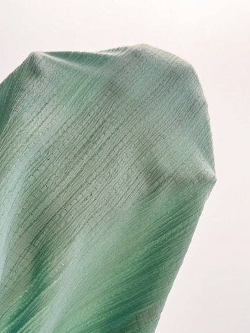 Essnce Women Ruffle High Low Hem Elastic Waist Asymmetrical Hem Long Skirt