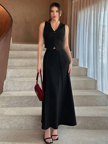 Women Simple Summer Two Piece Outfit