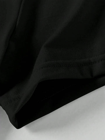 Women Spring/Summer Casual Solid Color Ribbed Knit Slim Short Sleeve Jumpsuit