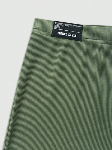 Women Summer Two Piece Set: Crop Top Vest And Letter Print Shorts, Casual Outfit