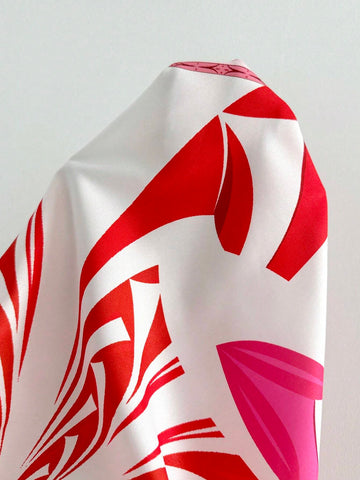 Women Floral Print Asymmetric Hem Tube Top And Pants Casual Suit, For Vacation