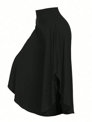 Essnce Women's Asymmetrical Loose Long Pants, Summer Clothing, Graduation Outfit