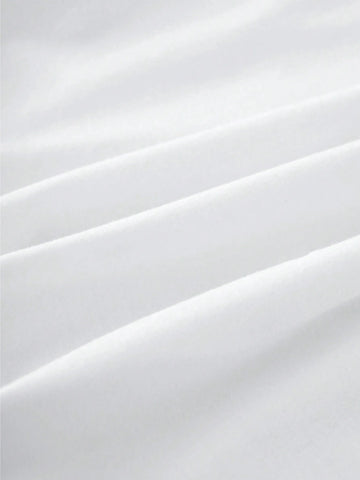 Essnce Women's Casual Drop-Shoulder Short Sleeve T-Shirt With Letter Print For Summer