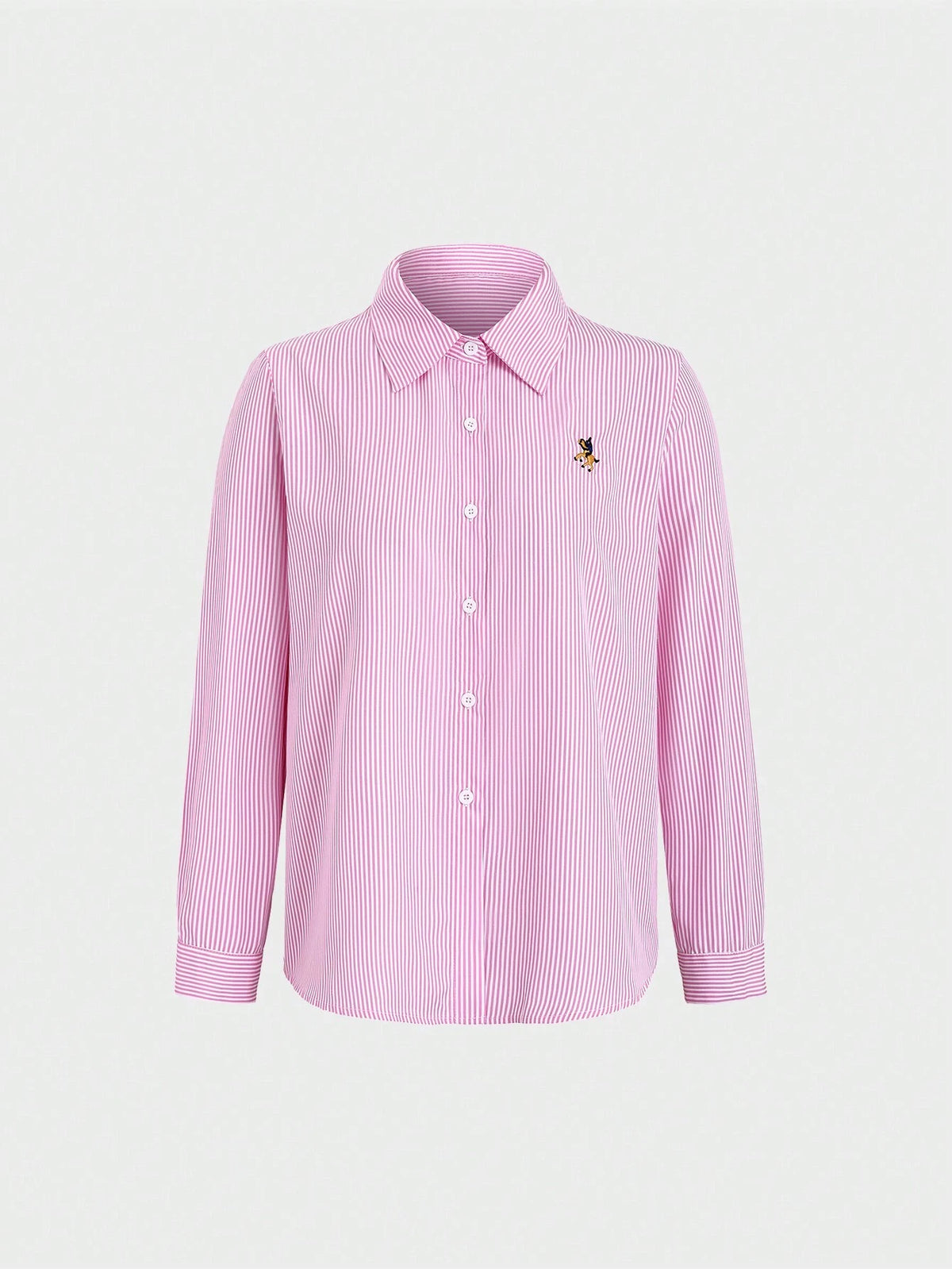 Essnce Women's Casual Long Sleeve Striped Shirt For Daily Wear