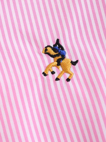 Essnce Women's Casual Long Sleeve Striped Shirt For Daily Wear