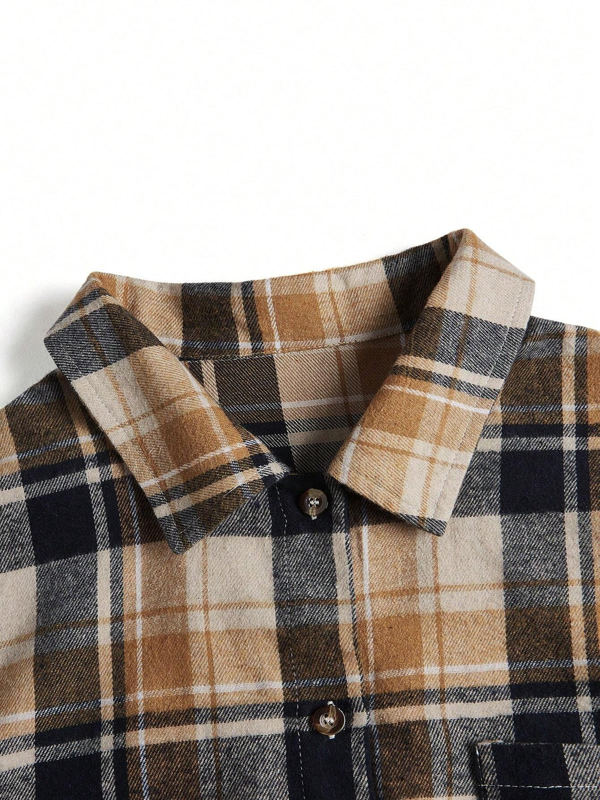 Essnce Women's Casual Plaid Long Sleeve Shirt, Spring Autumn