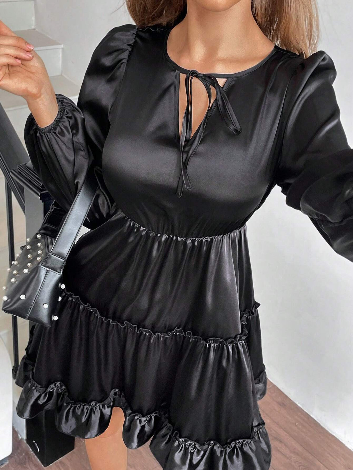 Women's Casual Short Sleeve Smock Dress
