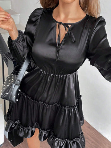 Women's Casual Short Sleeve Smock Dress